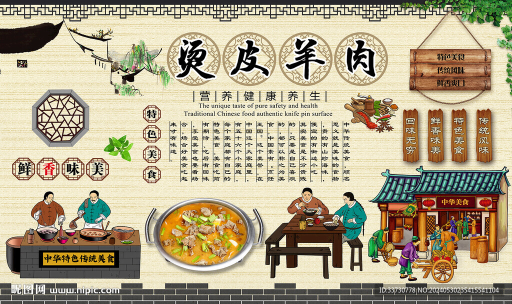燙皮羊肉