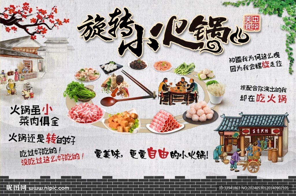 旋轉小火鍋