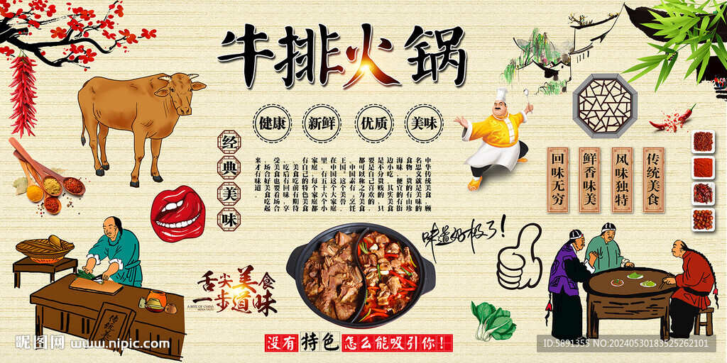 牛排火鍋