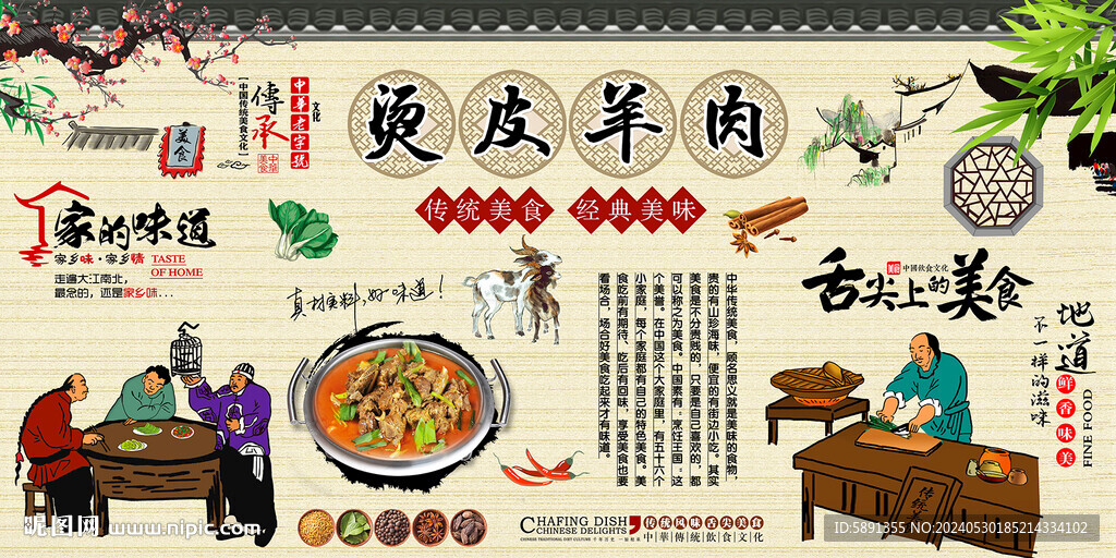 燙皮羊肉