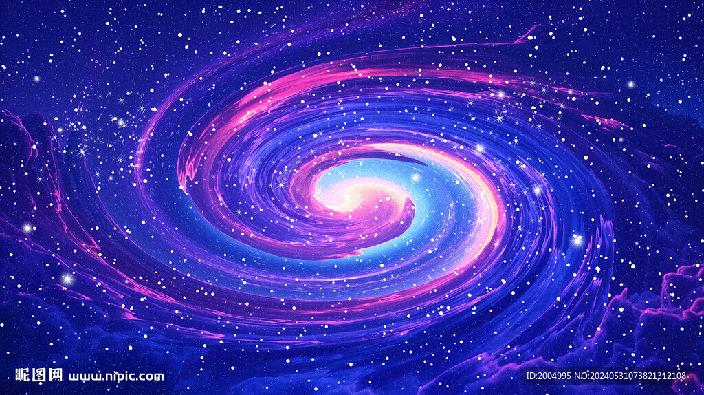 旋渦星空高清壁紙