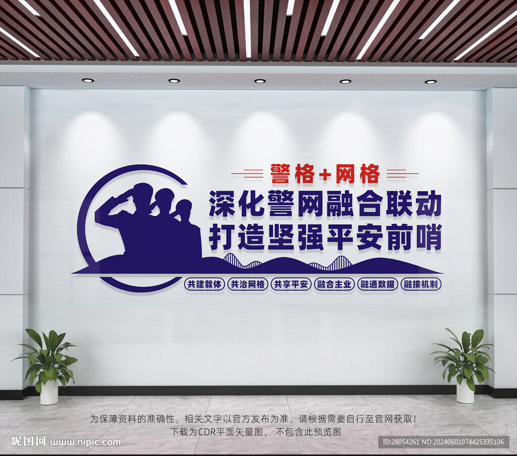 社區(qū)警格網(wǎng)格文化墻