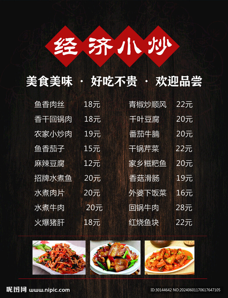 快餐燈片