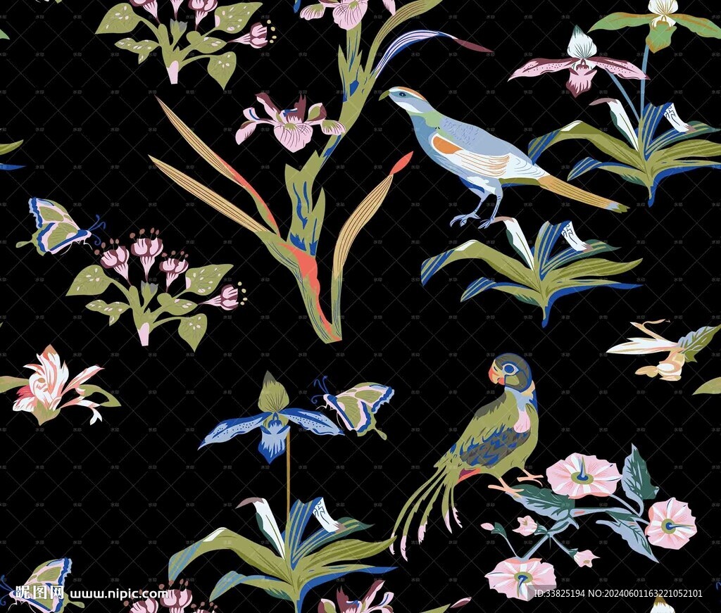 熱帶葉 鳥 葉子花
