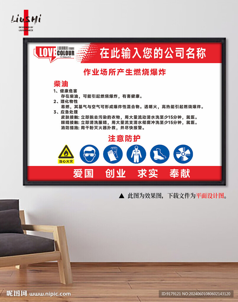 職業危險告知牌子