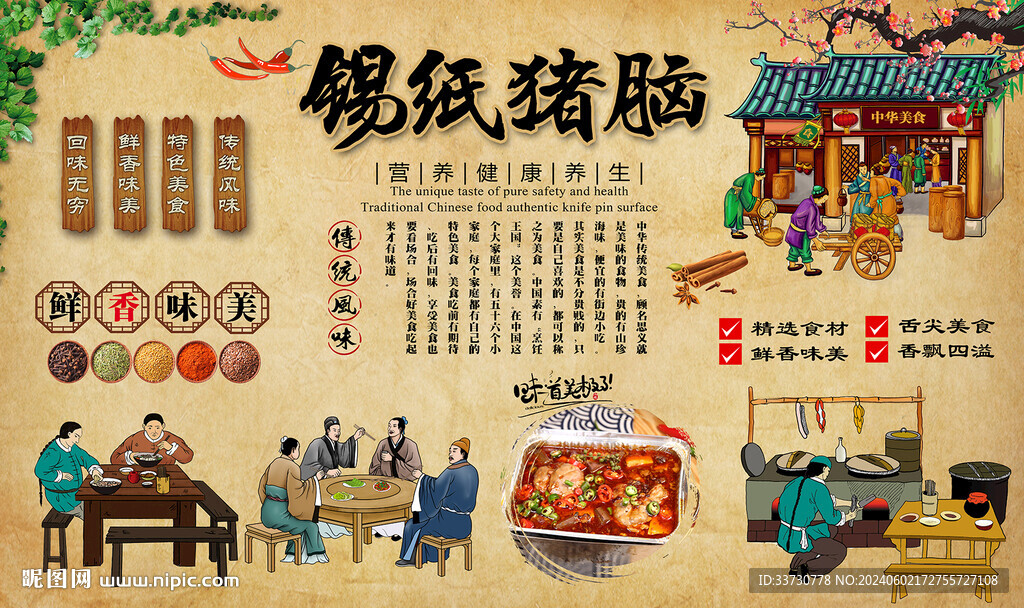 錫紙豬腦