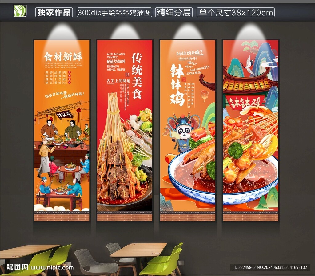 缽缽雞背景