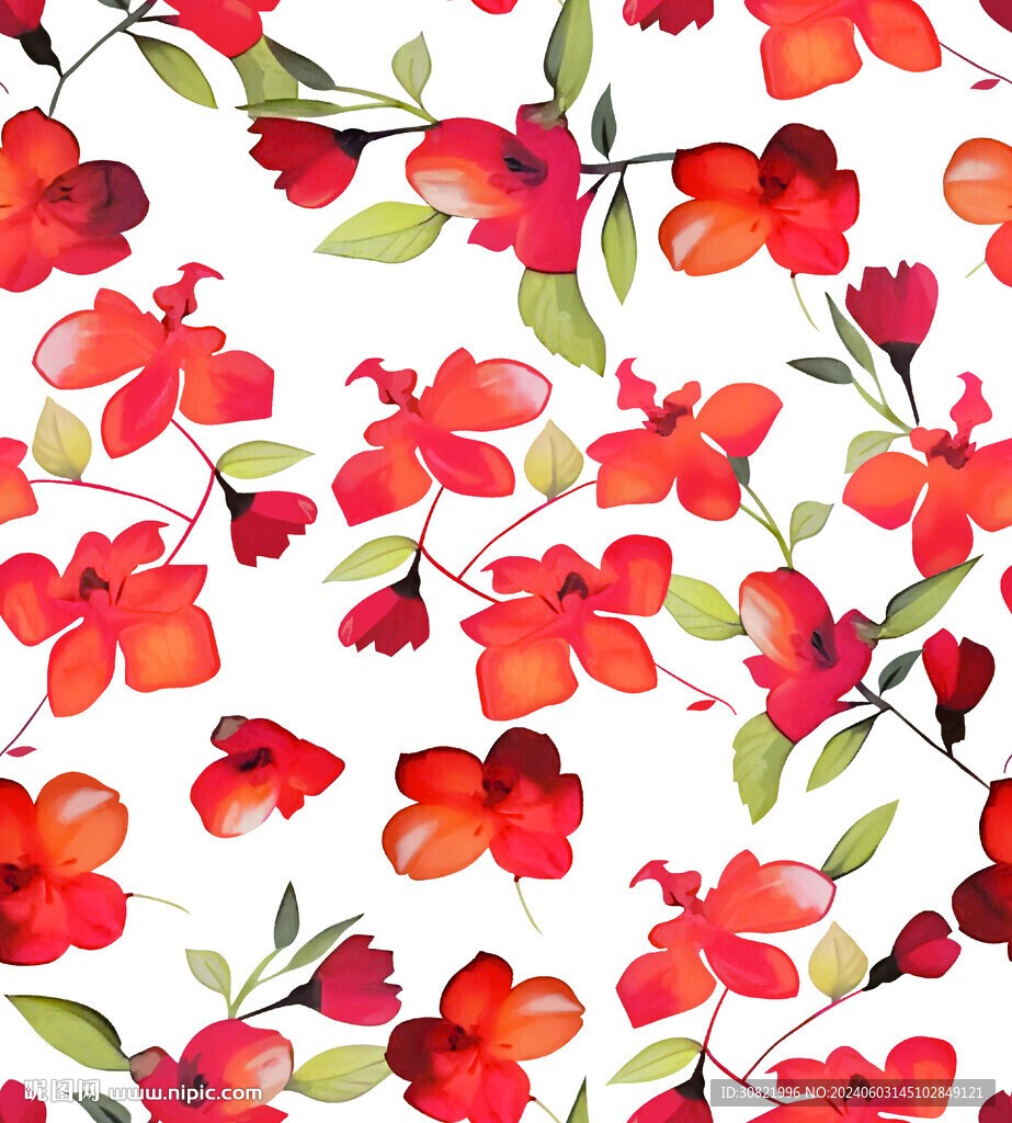 大紅花