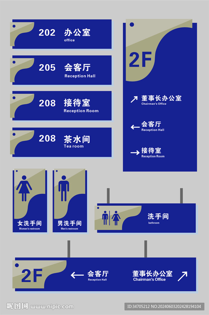 公司索引指示牌