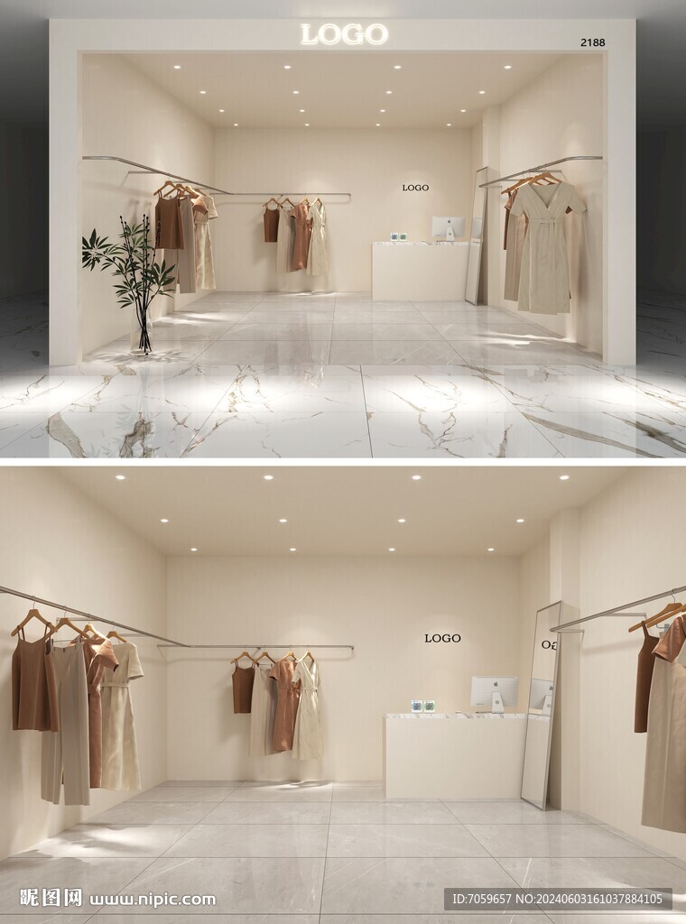 服裝店面設(shè)計(jì)  檔口設(shè)計(jì)效果 