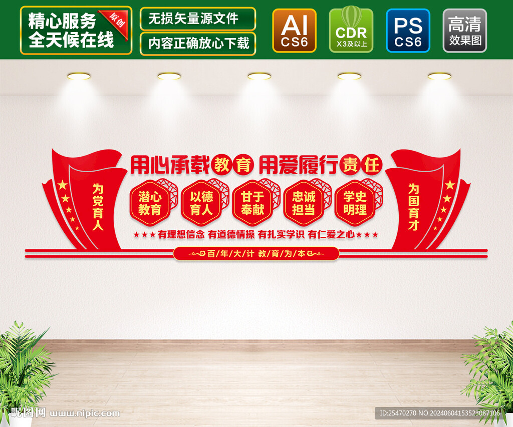 學(xué)校黨建文化墻