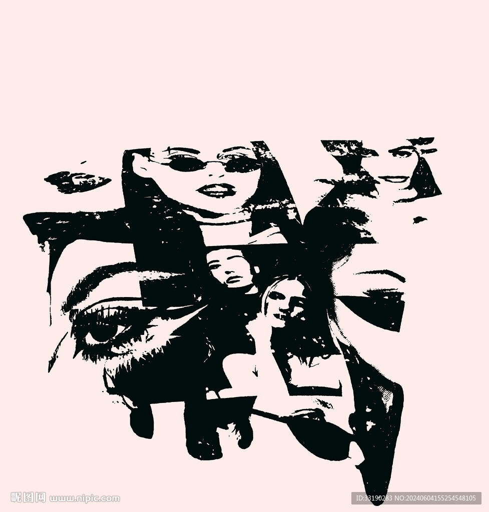 卡通插畫女孩