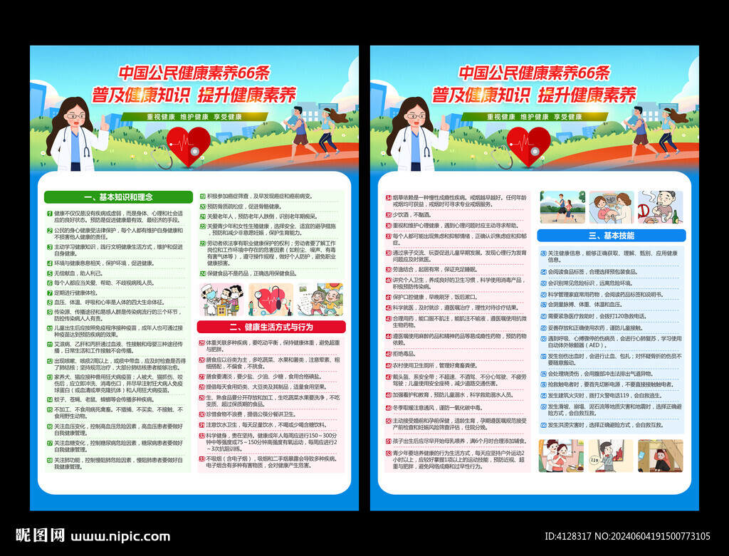 健康素養(yǎng)66條宣傳單