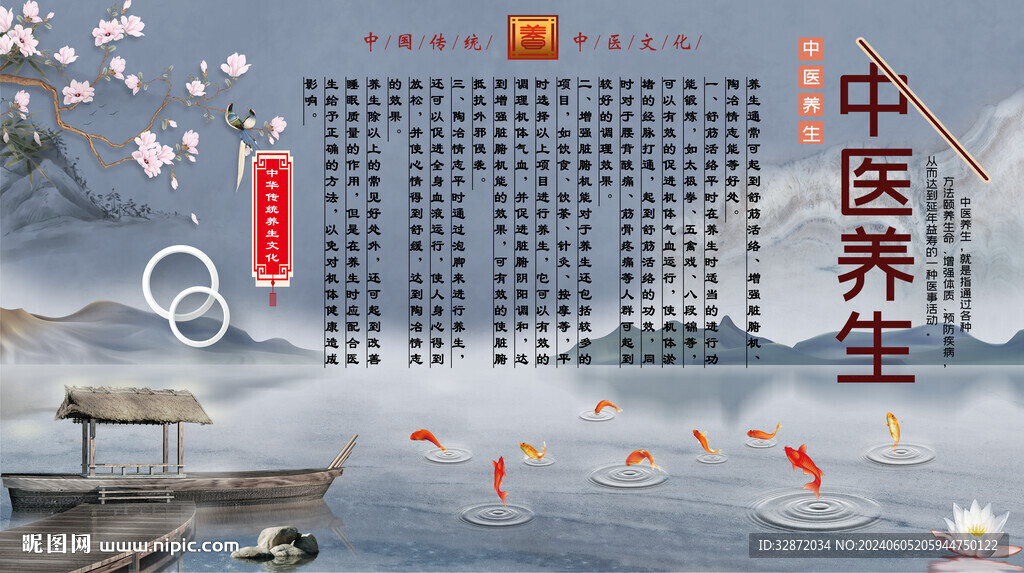 中醫(yī)養(yǎng)生背景墻