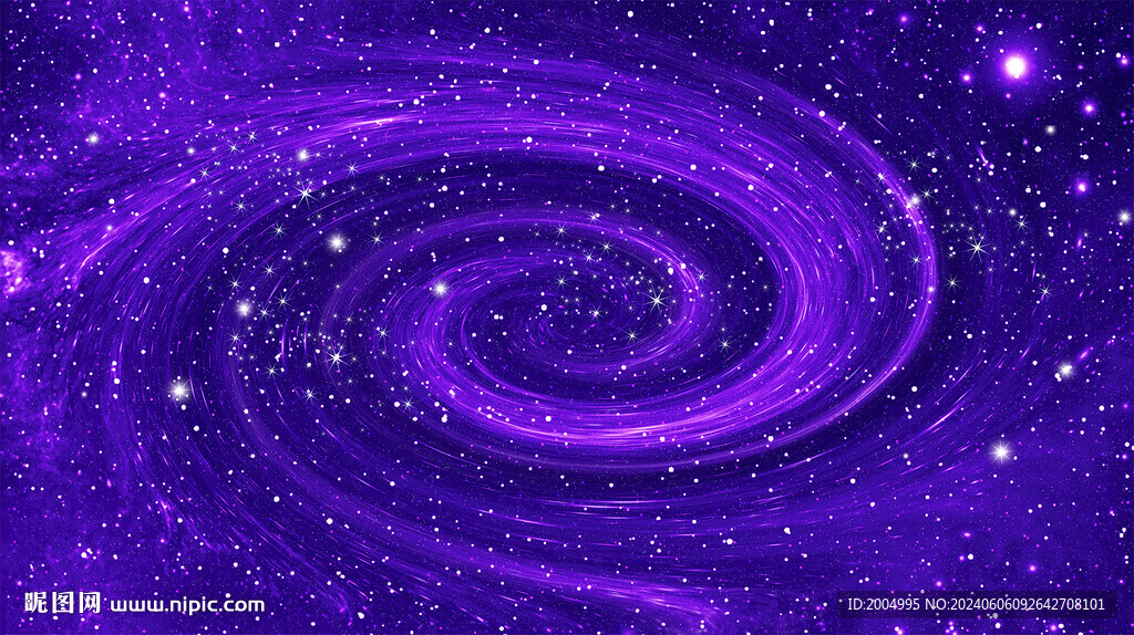 紫色旋渦星空背景