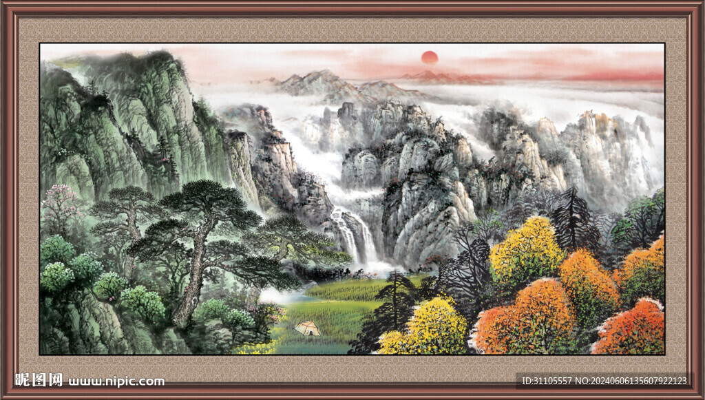 中國畫山水 