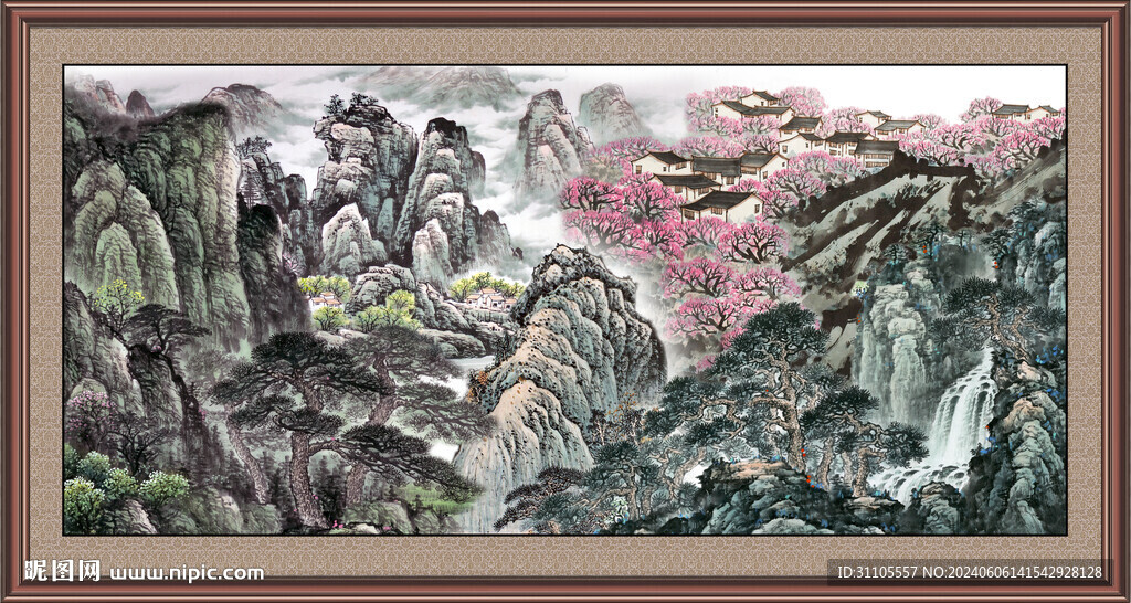 辦公室山水畫 