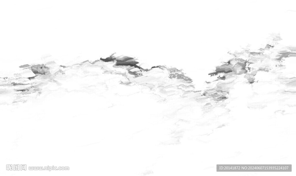 抽象水墨煙霧飄帶背景