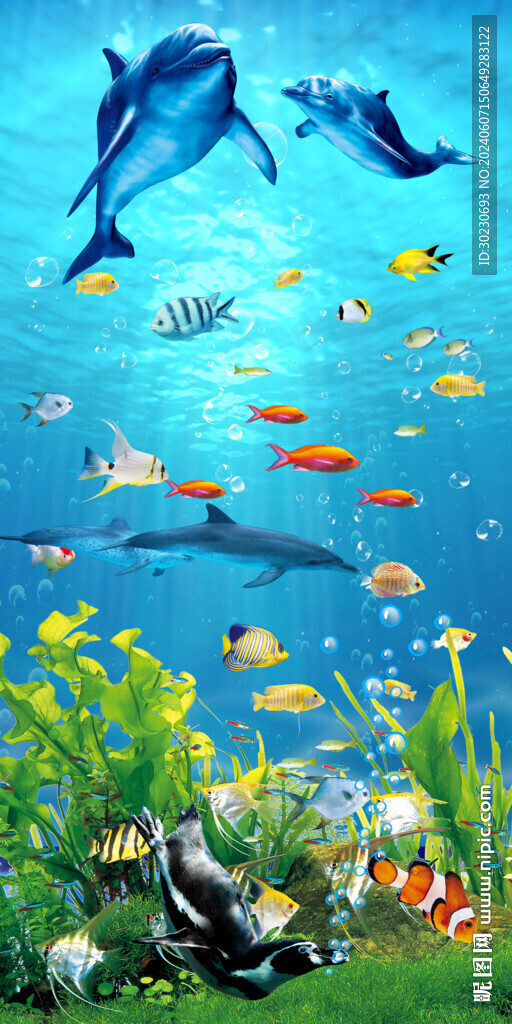 海底魚群