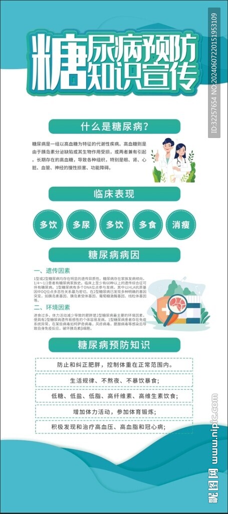 糖尿病展架