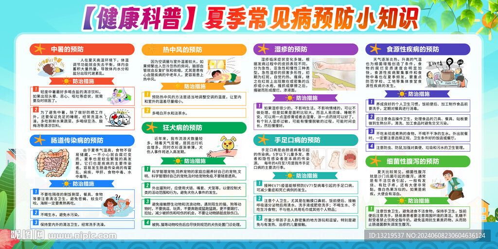 夏季常見病預防