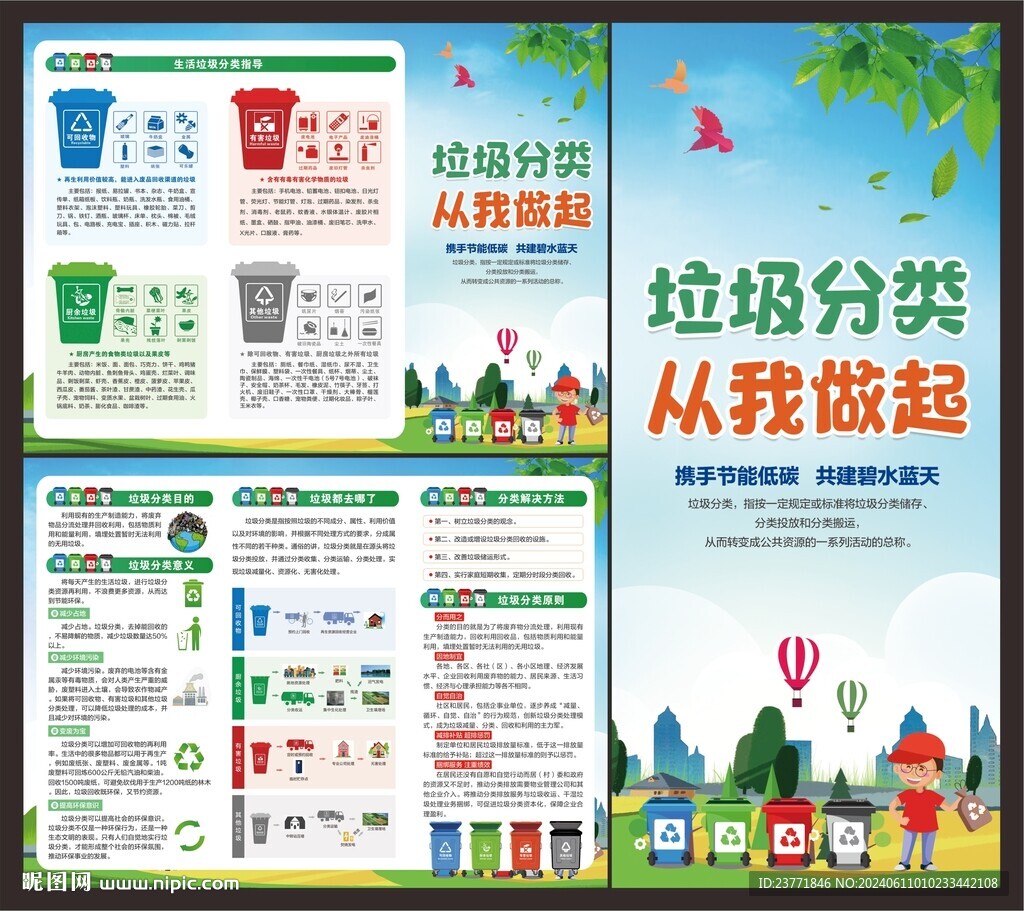 垃圾分類折頁