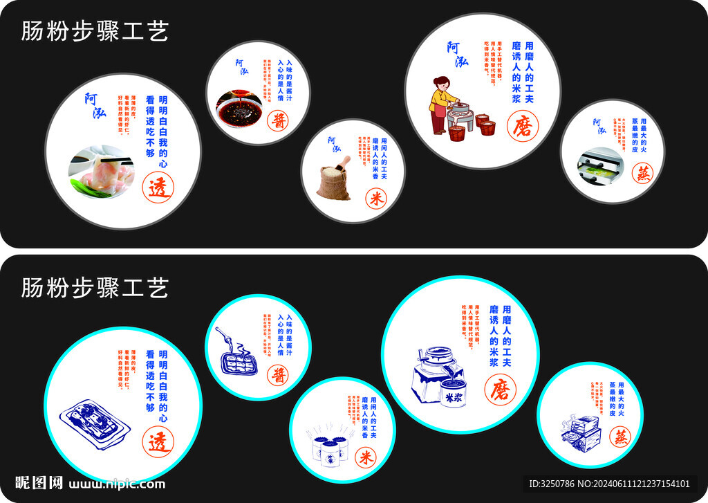 腸粉素描手繪矢量