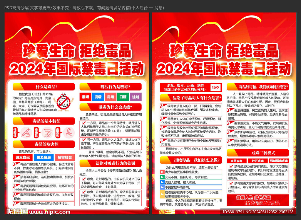 國際禁毒日宣傳冊