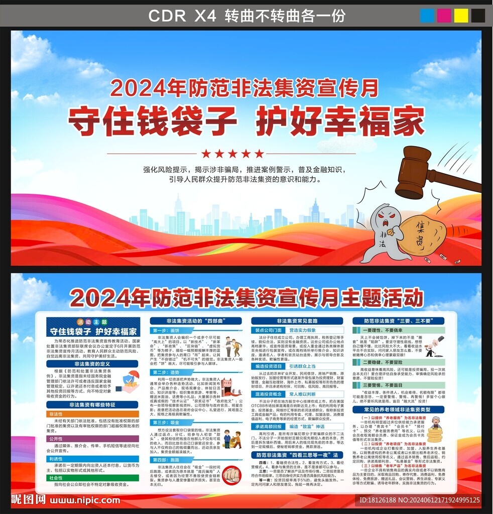 非法集資展板