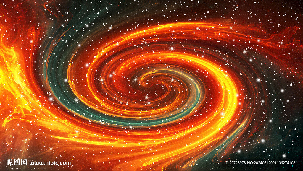 絢麗旋渦星空
