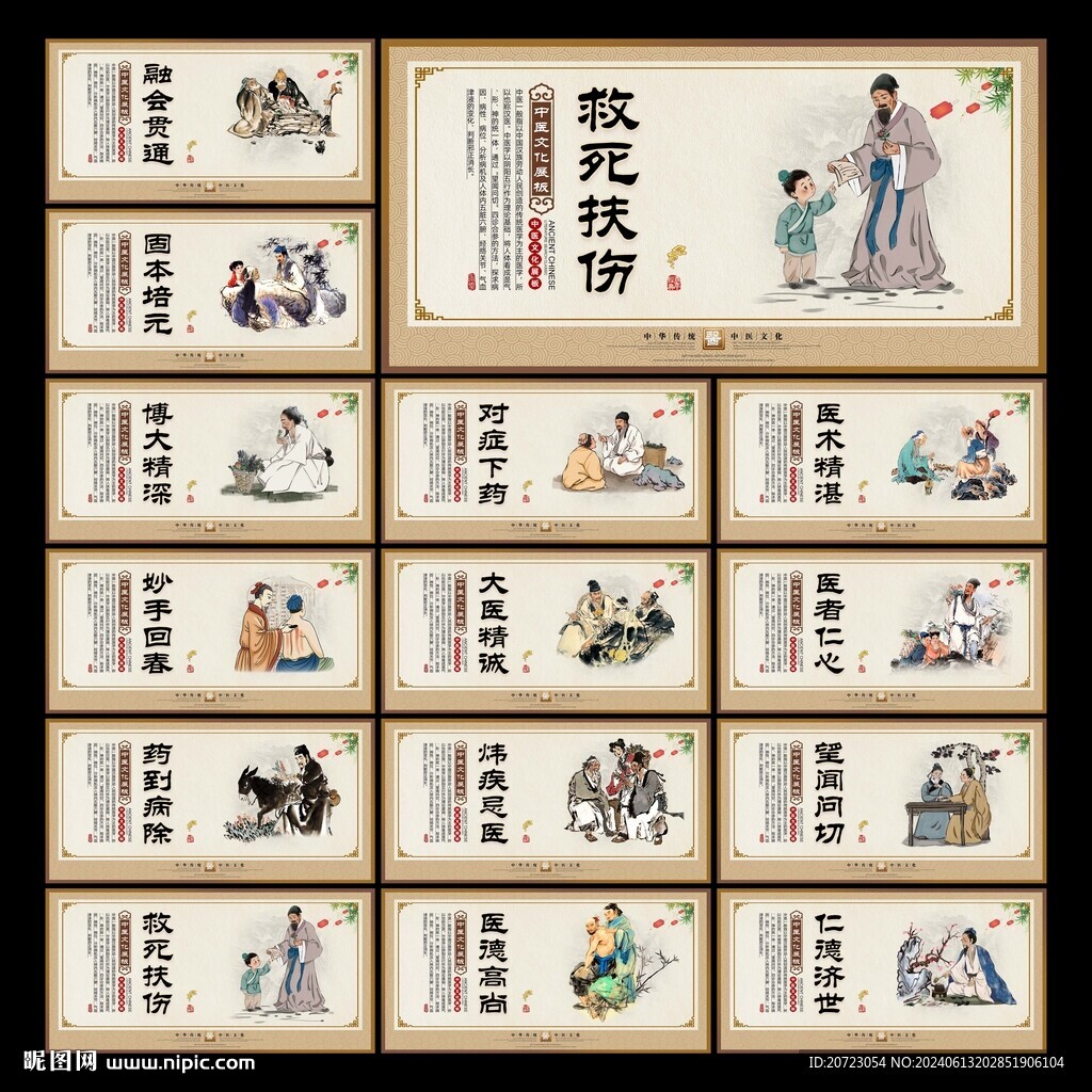 中醫(yī)文化展板
