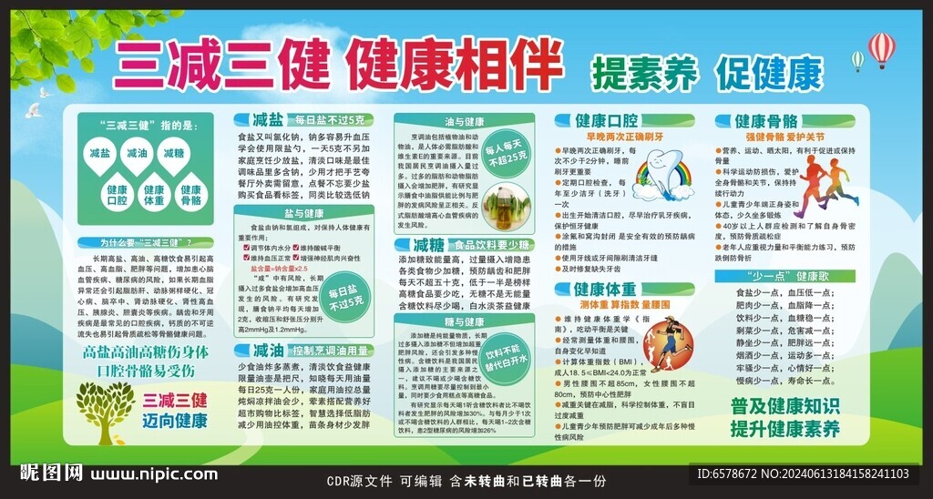 三減三健