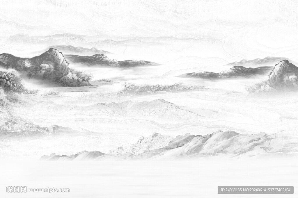 山水背景墻