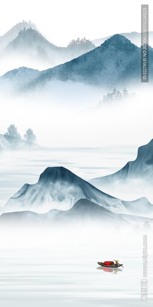高端 現(xiàn)代山水玄關(guān) TIF分層