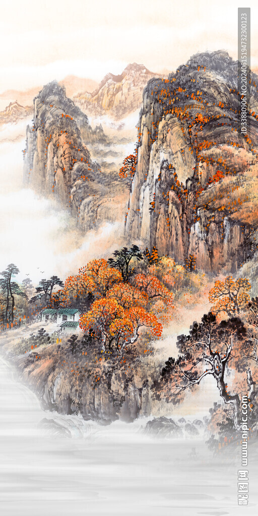 人氣 中式高清玄關(guān) TiF分層