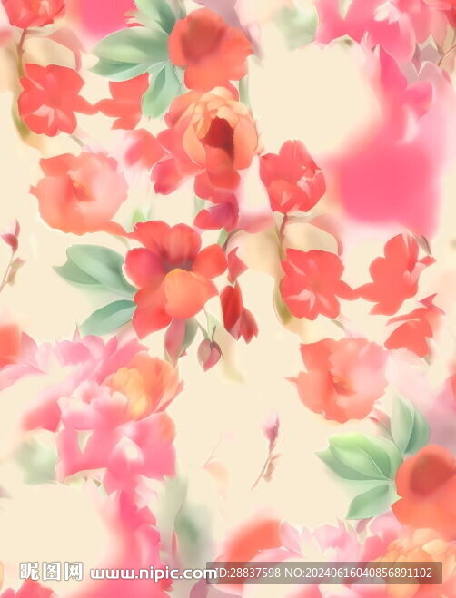 手繪花