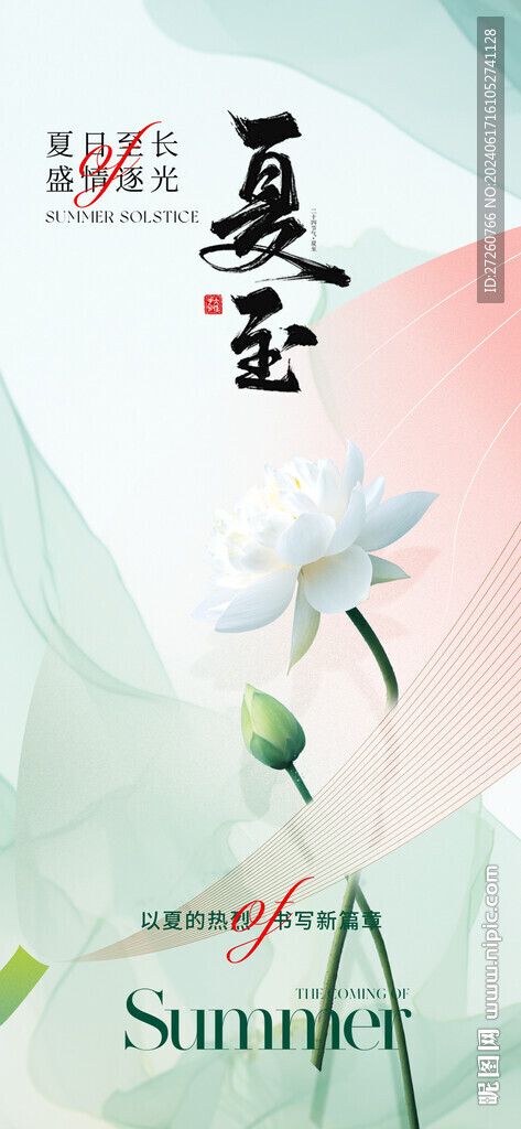 夏至節氣海報