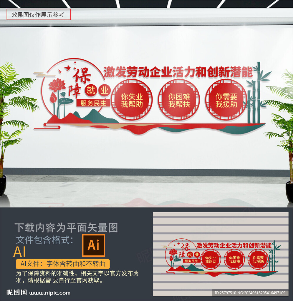 保障就業服務民生