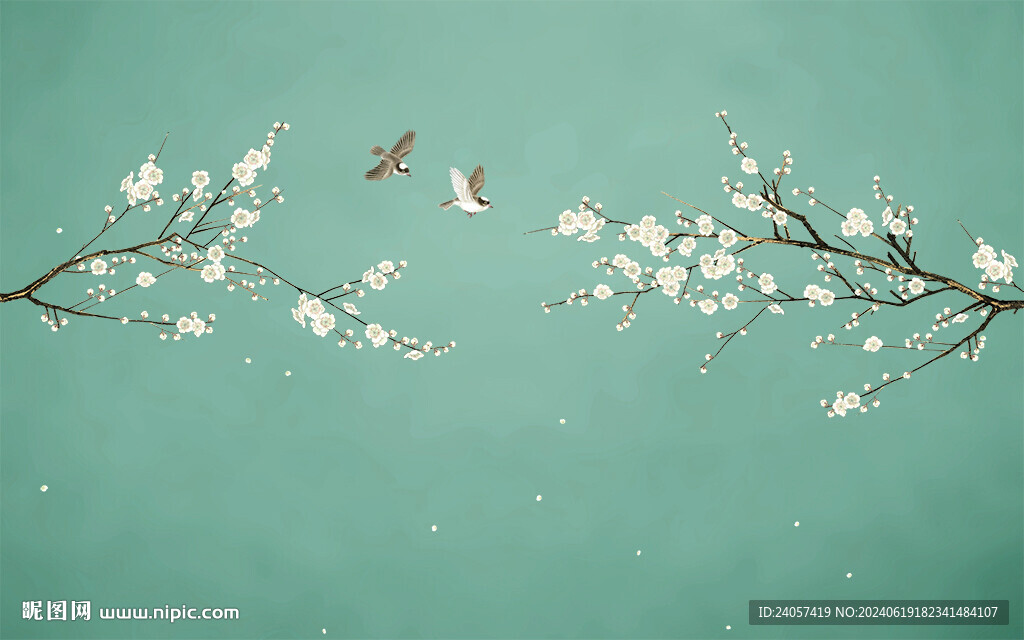 花鳥梅花