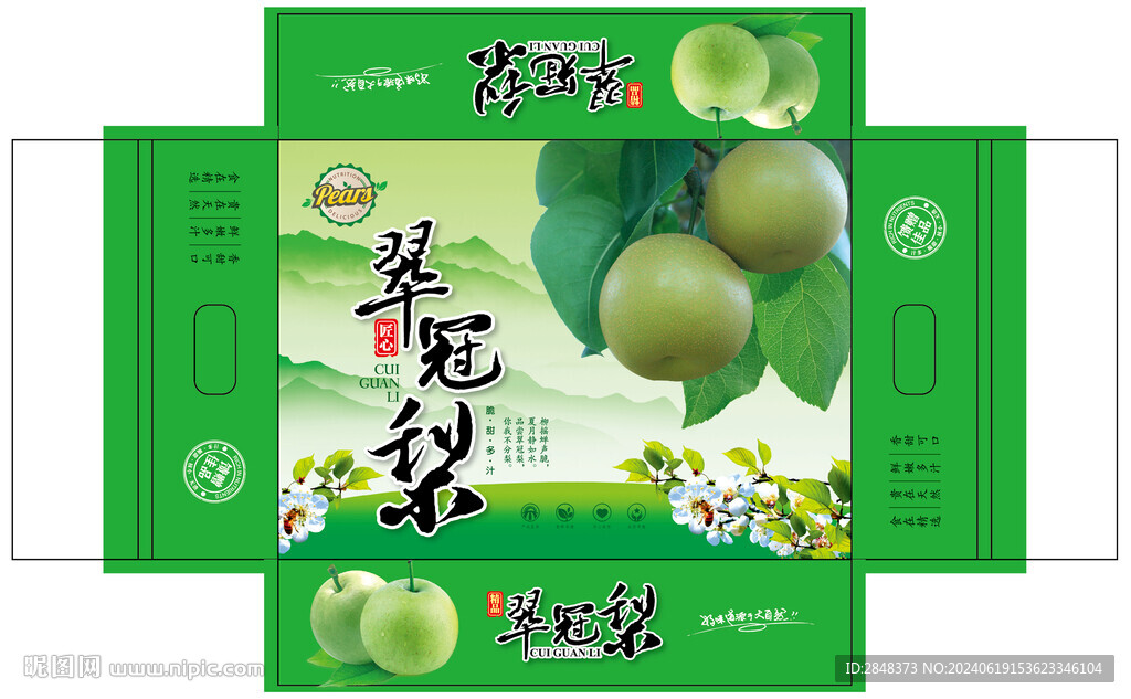 匠心翠冠梨平面展開圖
