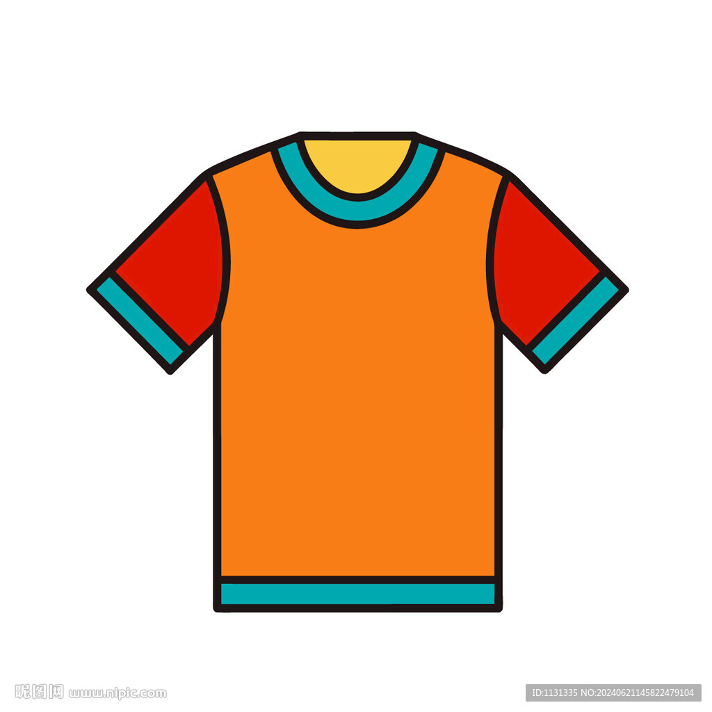 矢量衣服夏季T恤