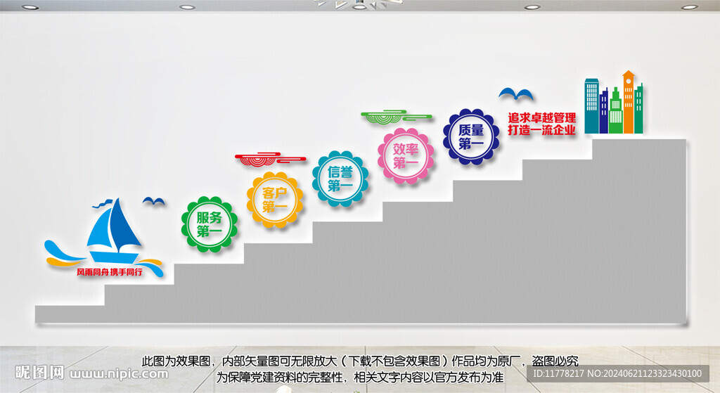 企業(yè)樓梯文化墻