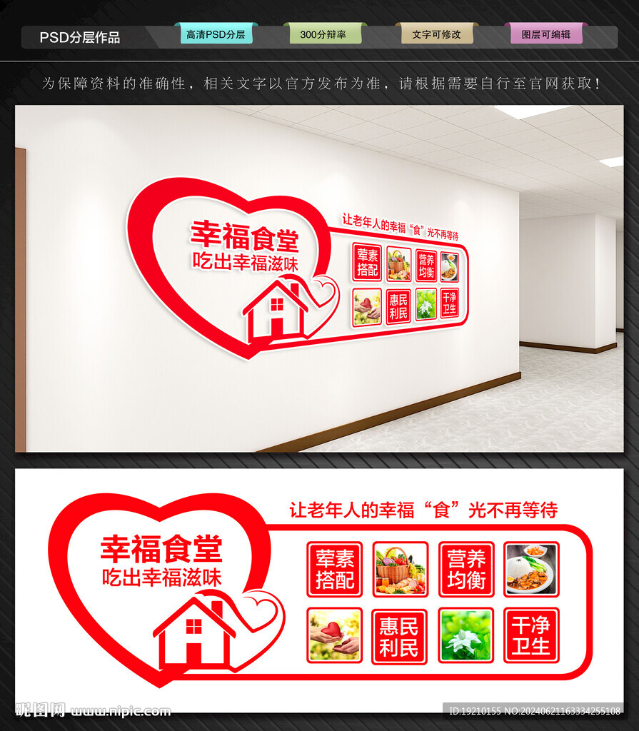 幸福食堂文化墻