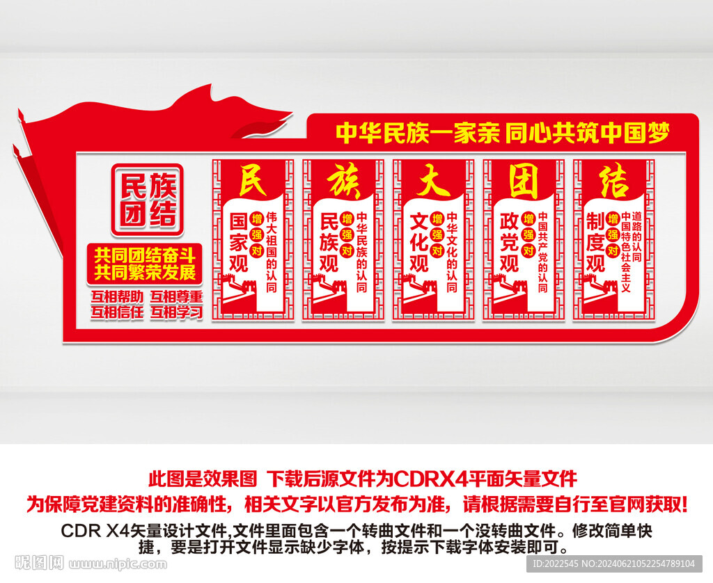 民族團結(jié)形象墻
