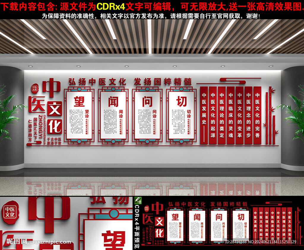 望聞問切文化墻