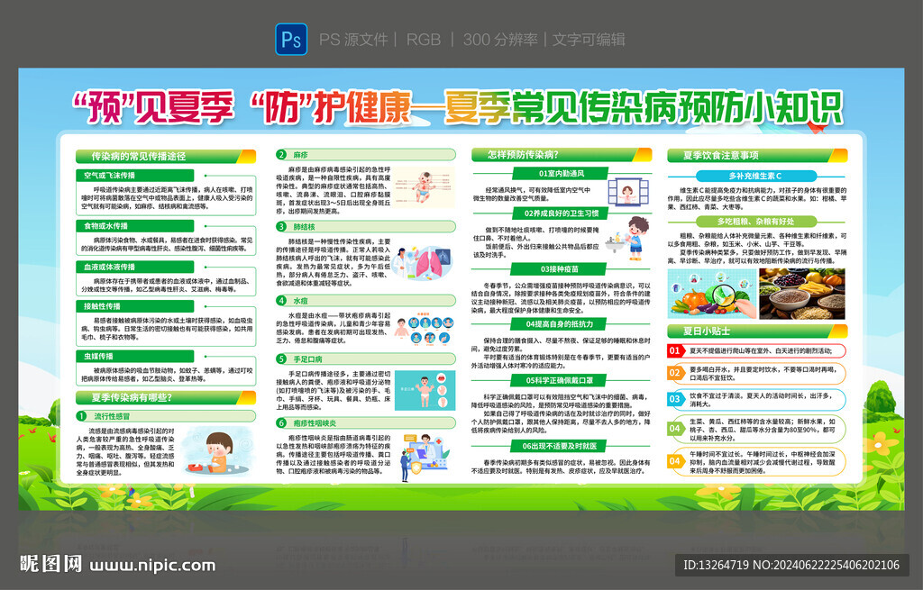 夏季傳染病的預防
