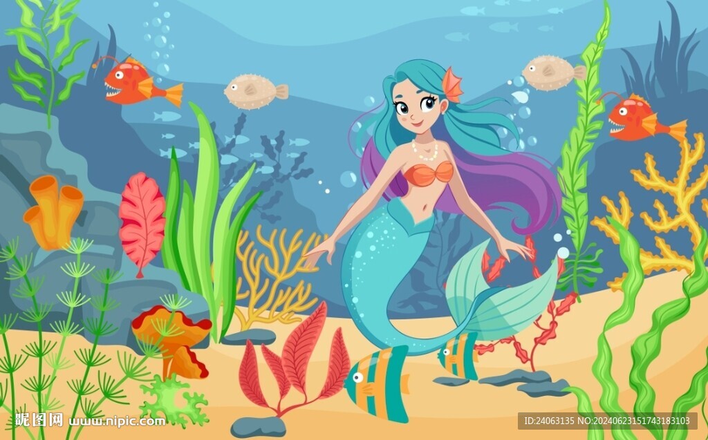 海底世界背景墻