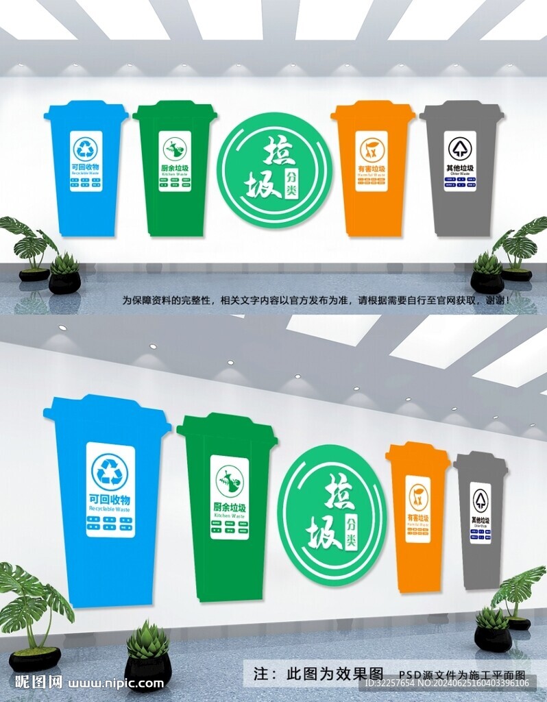 垃圾分類文化墻