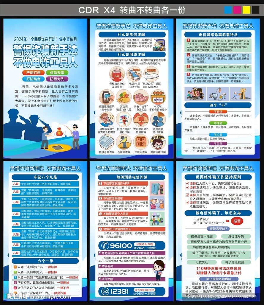 電信網絡詐騙海報