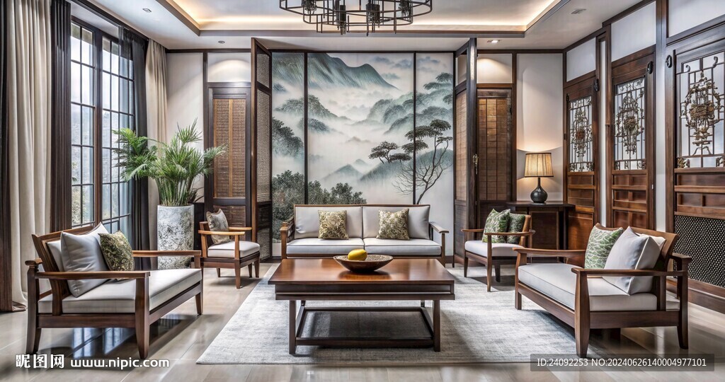 中式家具背景